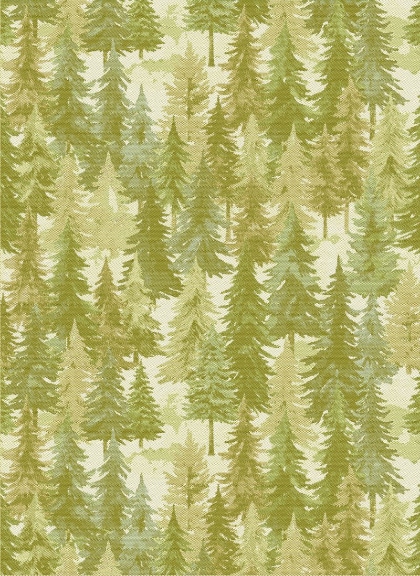 Serviette - Foresta - Chaudes - NO Aida