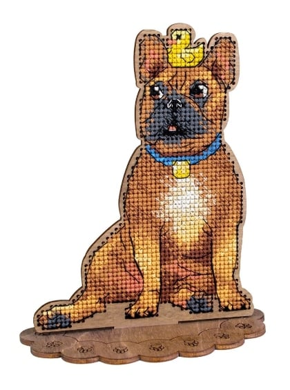Le bouledogue français et le canard