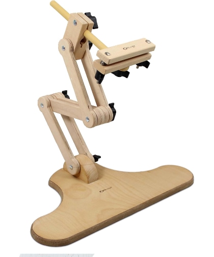 Support de table réglable en bois