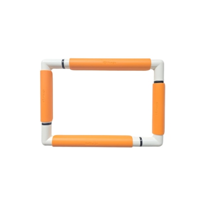 Cadre rectangulaire à clips 21x29 – Orange