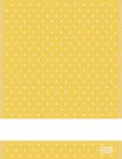 Serviette - Pois - Jaune