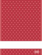Serviette - Pois - Rouge