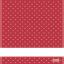 Serviette - Pois - Rouge