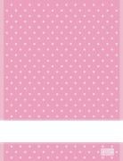 Serviette - Pois - Fuchsia