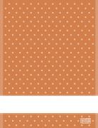 Serviette - Pois - Orange