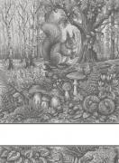 Serviette - Tesori del Bosco - Anthracite