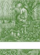 Serviette - Tesori del Bosco - Vert