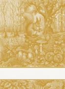 Serviette - Tesori del Bosco - Jaune