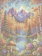 Serviette - Fairytale - Multicolor - NO Aida
