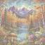 Serviette - Fairytale - Multicolor - NO Aida