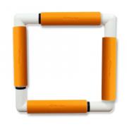 Cadre carré à clips 21x21 - Orange