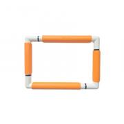 Cadre rectangulaire à clips 21x29 – Orange