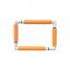 Cadre rectangulaire à clips 21x29 – Orange