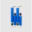 Cadre rectangulaire à clips 21x29 – Bleu
