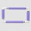 Cadre rectangulaire à clips 21x29 – Lilas