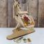 Support de table réglable en bois