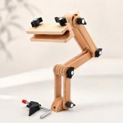 Support de table réglable en bois avec serre-joint