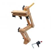 Support de table réglable avec tête en bois