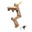 Support de table réglable avec tête en bois