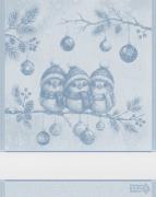 Serviette - Cinguettio - Glace Lurex