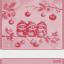 Serviette - Cinguettio - Rouge Lurex