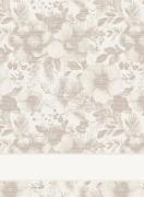 Serviette - Winterflora - Ecru argenté