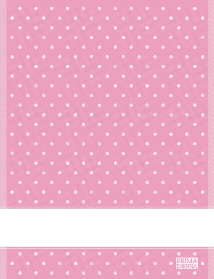 Serviette - Pois - Fuchsia