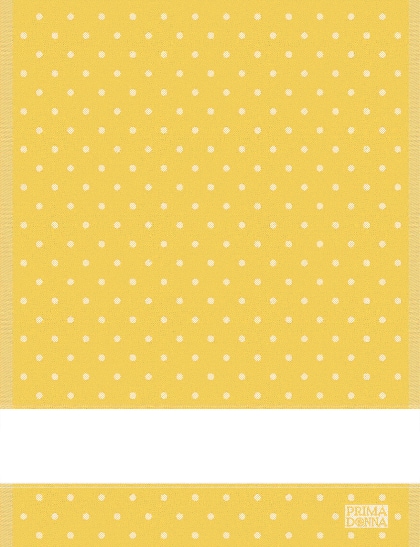 Serviette - Pois - Jaune