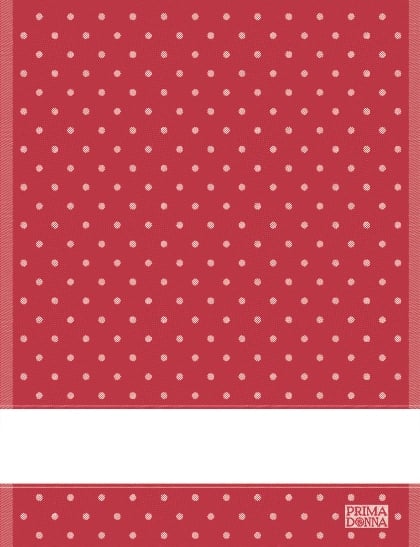 Serviette - Pois - Rouge