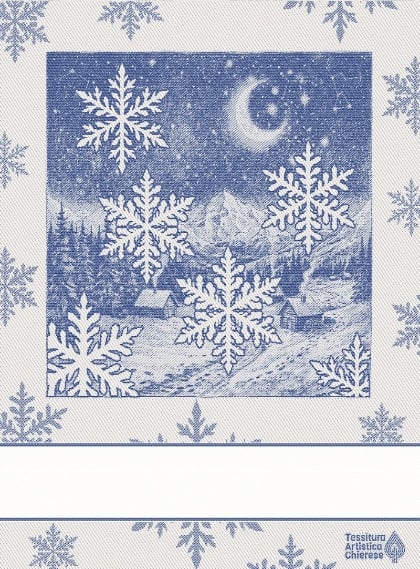 Serviette - Silenzio - Bleu