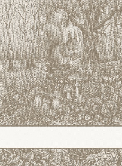 Serviette - Tesori del Bosco - Ecru