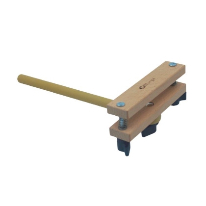 Tête en bois pour support