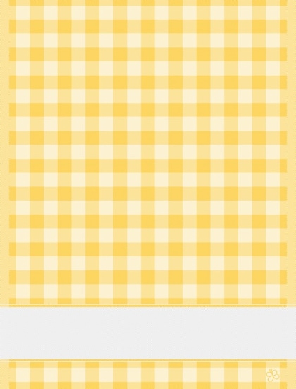 Serviette - Pic-Nic - Jaune