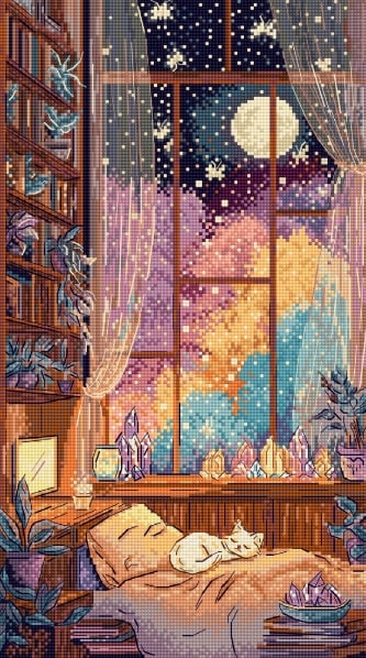 Clair de lune cristallin