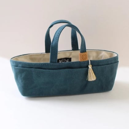 Mini Sac en Toile Cirée - Vert