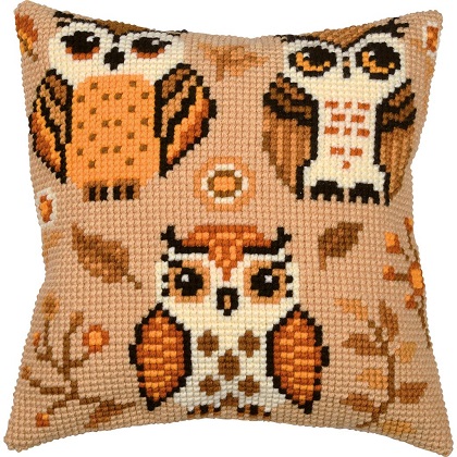 Coussin - Hiboux
