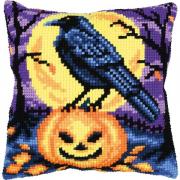 Cushion - Corbeau d' Halloween