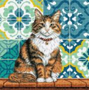 Chat dans le jardin