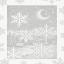 Serviette - Silenzio - Glace - NO Aida
