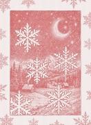 Serviette - Silenzio - Rouge - NO Aida