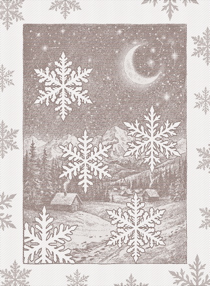 Serviette - Silenzio - Ecru - NO Aida