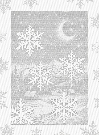 Serviette - Silenzio - Glace - NO Aida