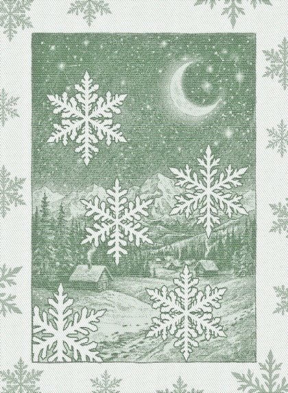 Serviette - Silenzio - Vert - NO Aida
