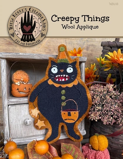 Wool Applique - Creepy Things