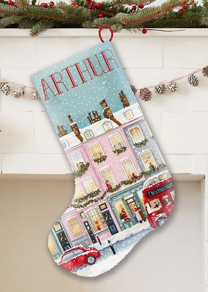 Chaussette - Le charme hivernal de Londres