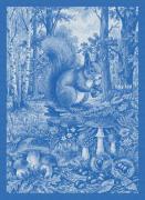 Serviette - Tesori del Bosco - Bleu - NO Aida