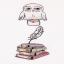 DMC Harry Potter Broderie – Marque-page Edwige et les livres