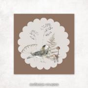 Étiquette textile - Vogelfreund