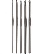 Set crochets en aluminium assortis 2,5-5 mm - Gris acier