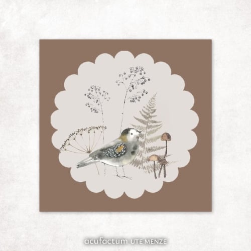 Étiquette textile - Vogelfreund